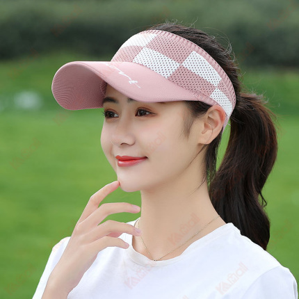 sports sun visor empty top hat